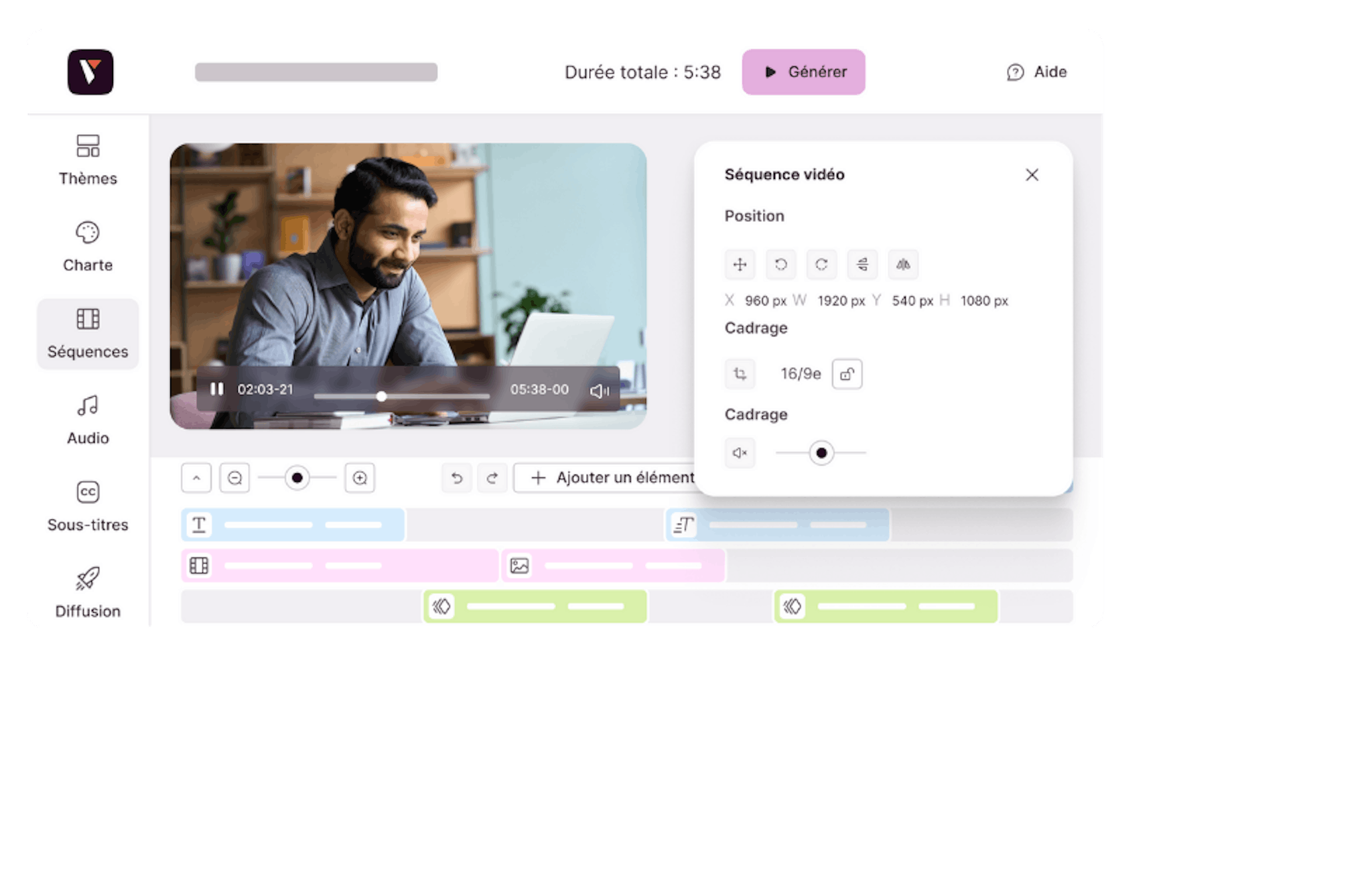Création vidéo - Logiciel montage vidéo Pitchy