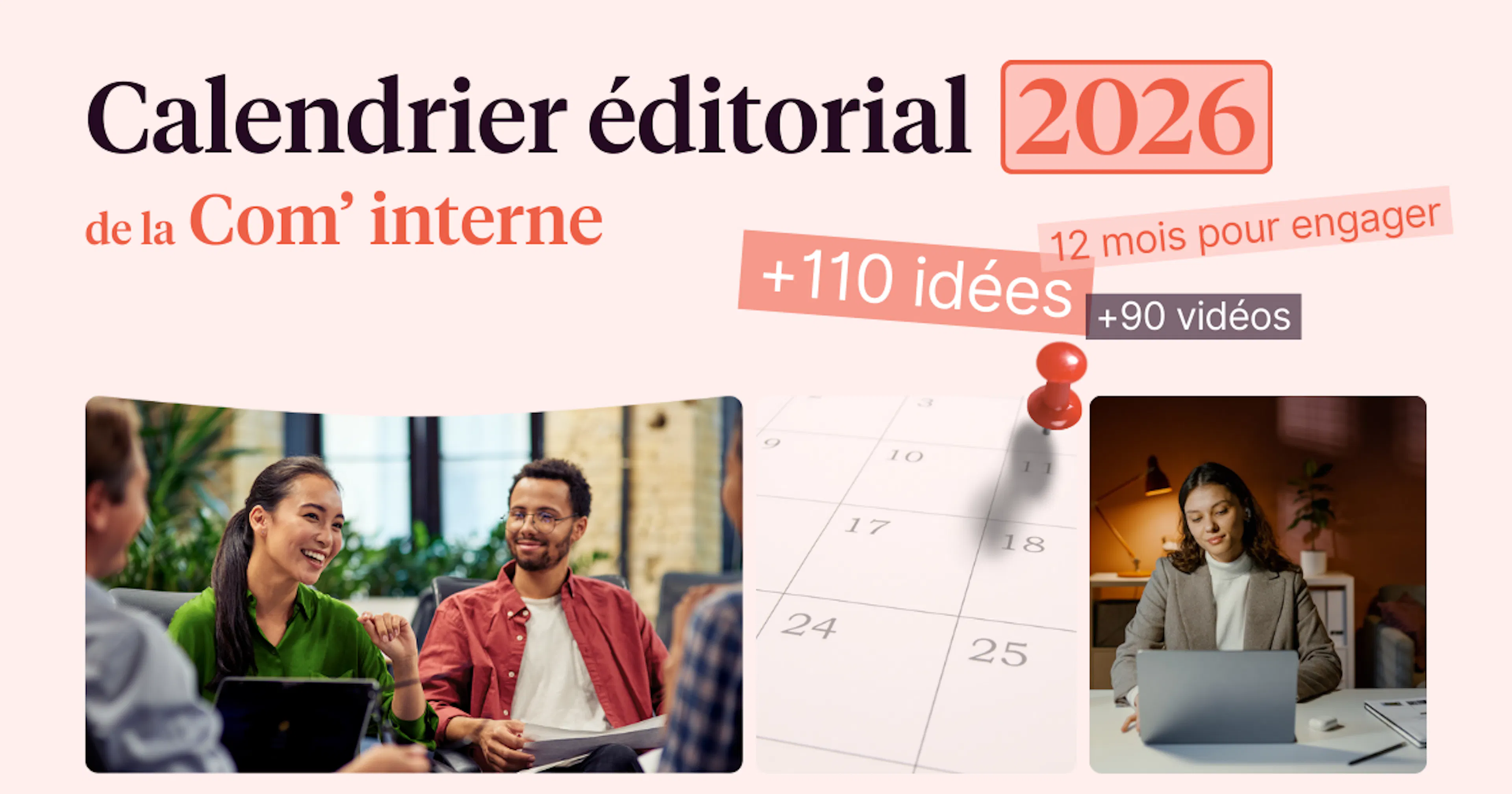 Calendrier de la communication interne 2026