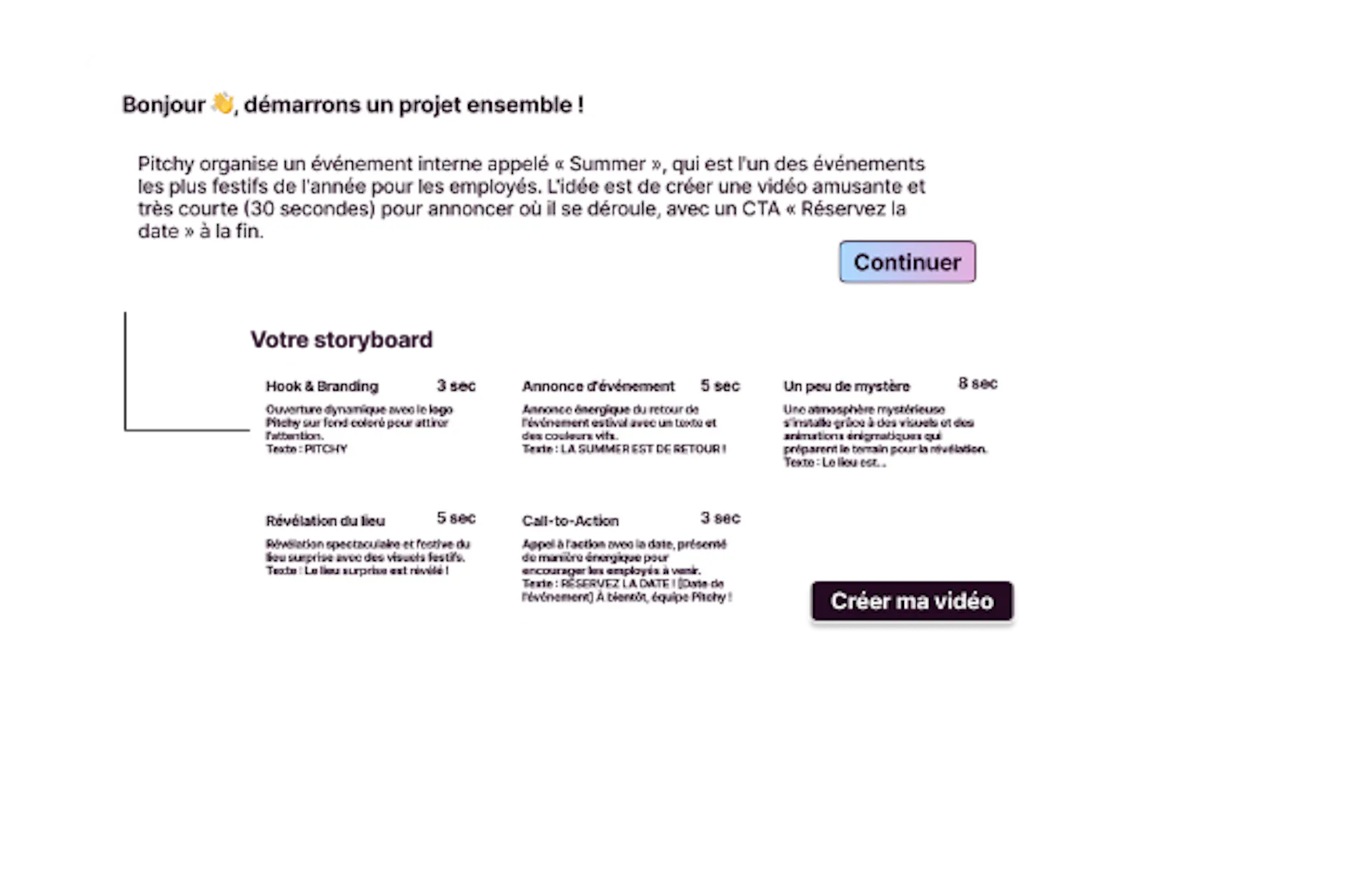Storyboard IA - Pitchy