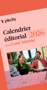 Calendrier pour la Com’ interne pour engager vos collaborateurs
