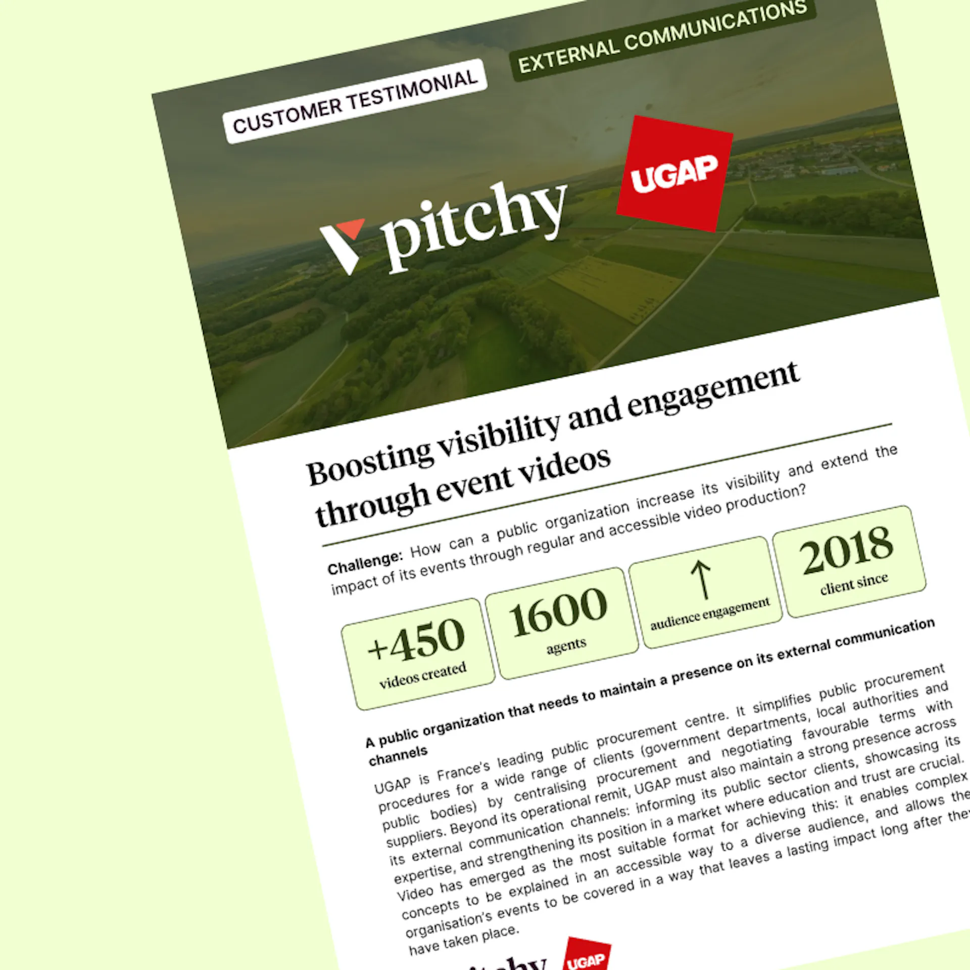 Case Study UGAP External Communications