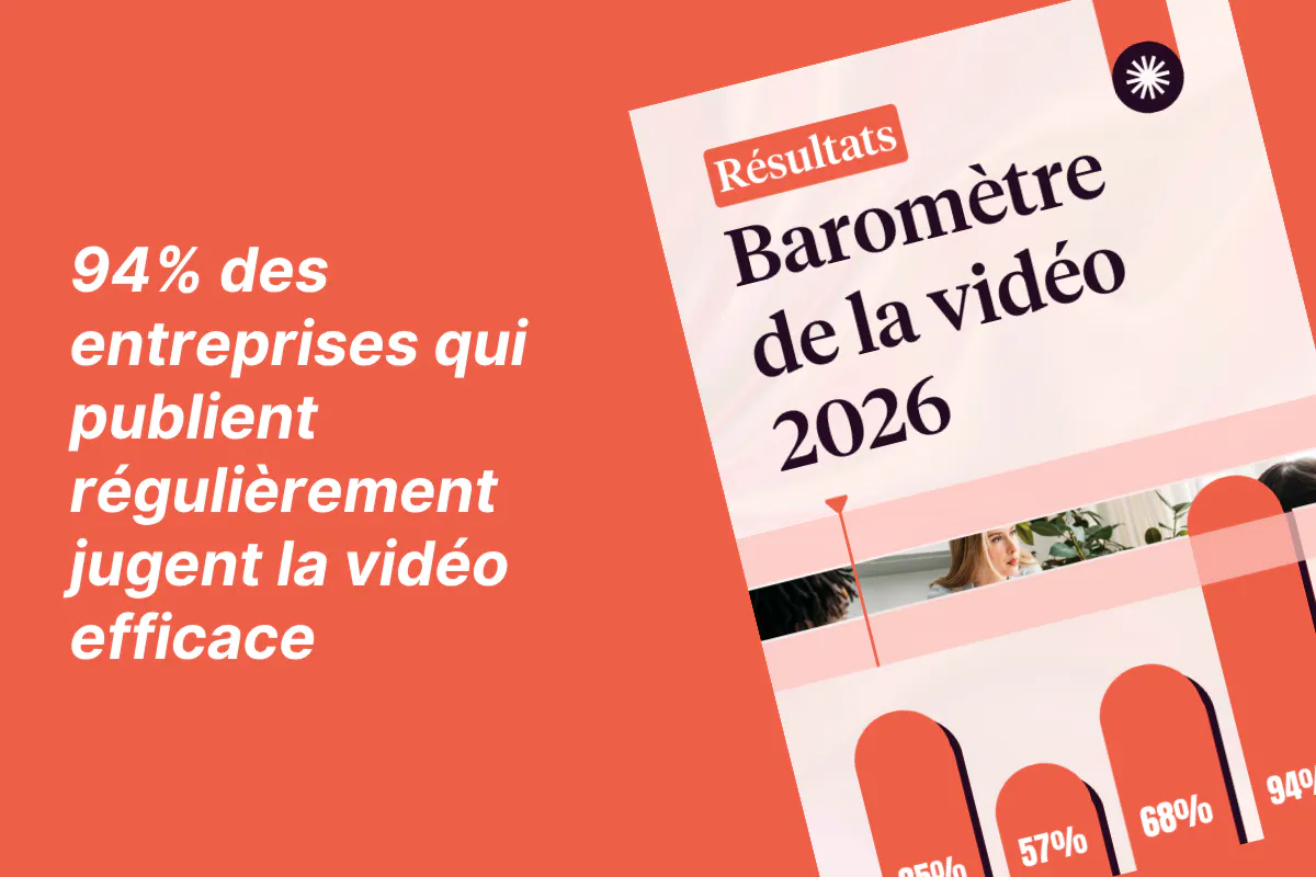 Résultats du baromètre de la vidéo en entreprise 2026