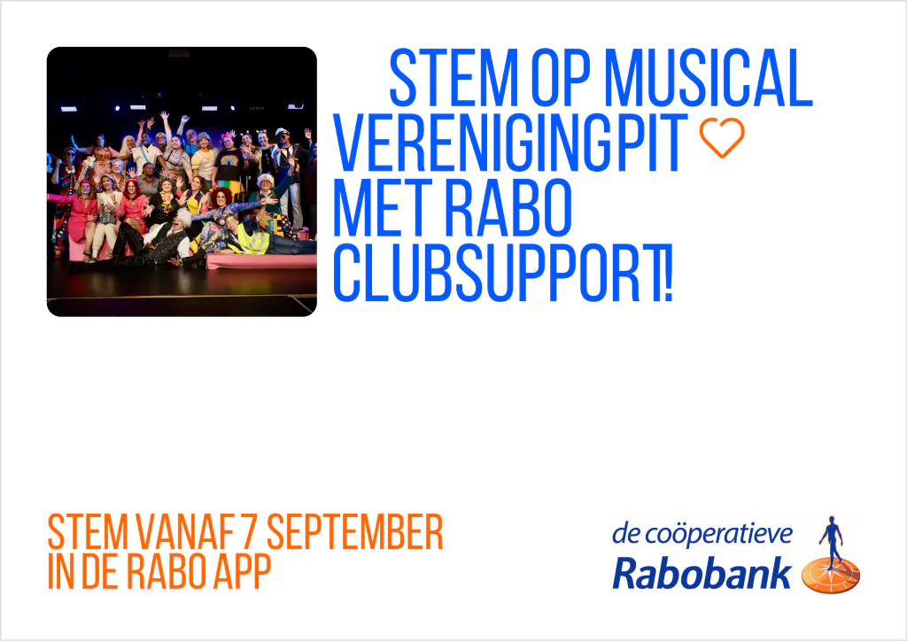 Rabobank Clubsupport 2026. Stem ook op PIT!