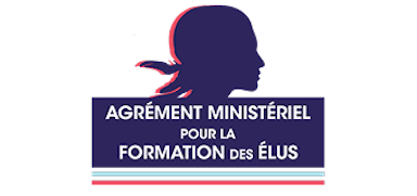 Logo agrément ministériel pour la formation des élus