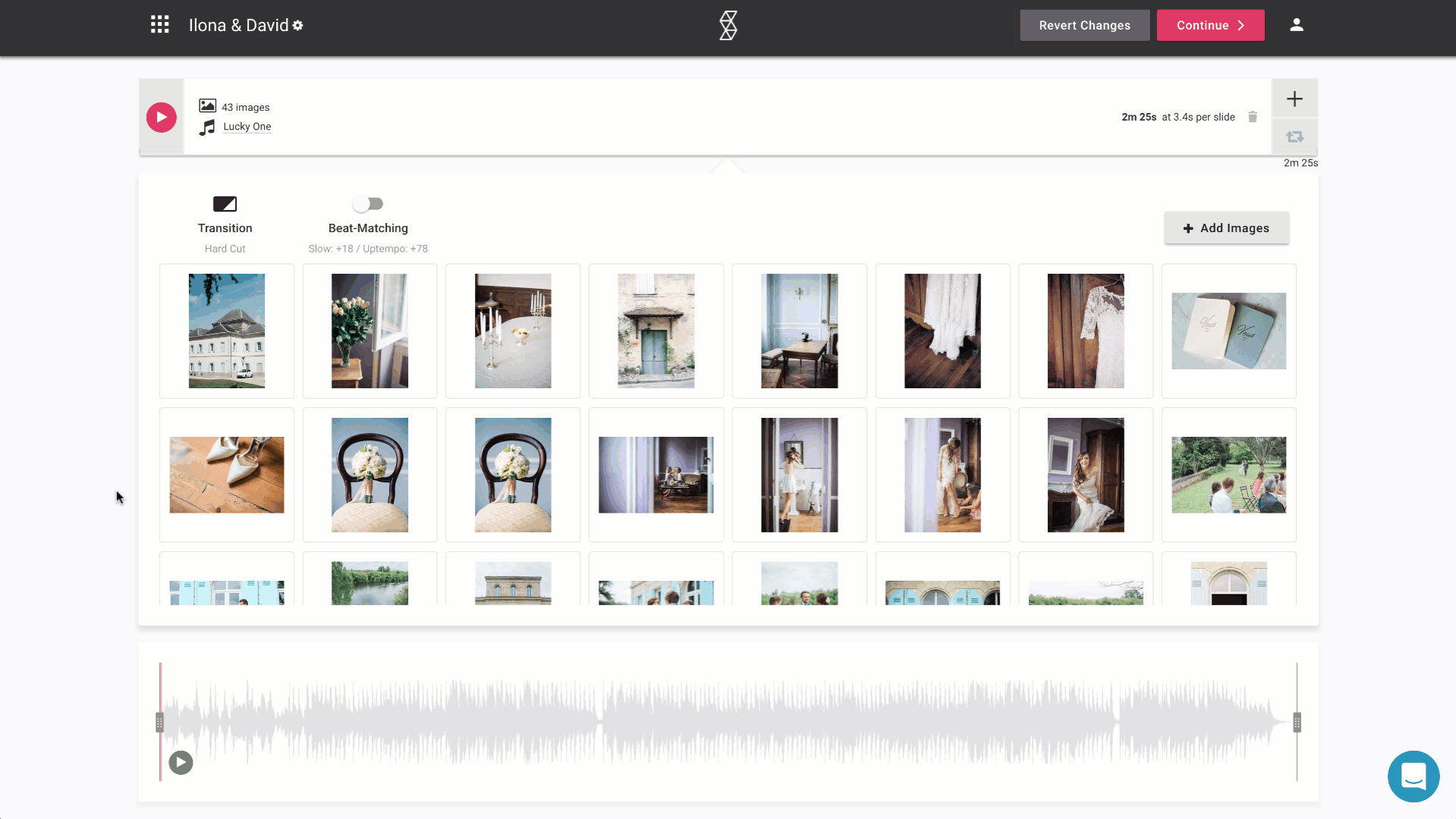 Easier slideshow design with a larger image area within Pixellu SmartSlides