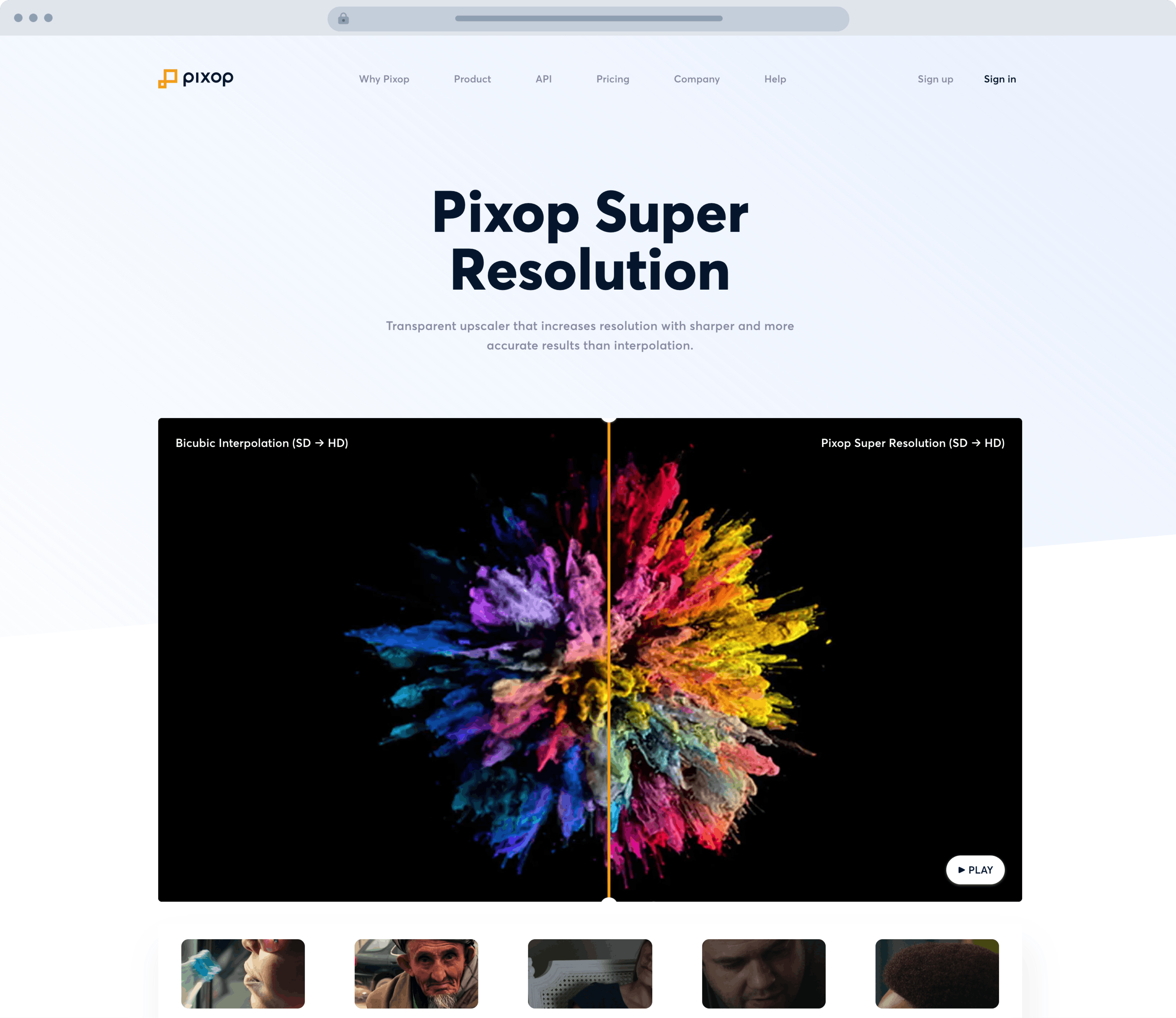 Pixop Super Resolution image 