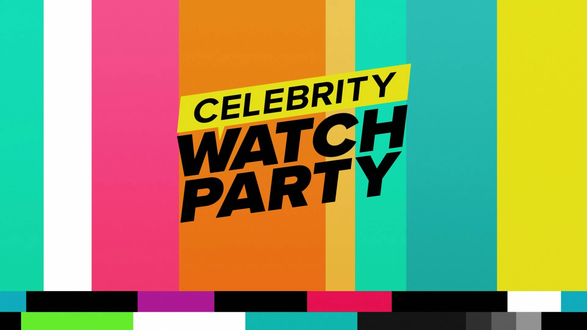 Poster for the television show 'Celebrity Watch Party'