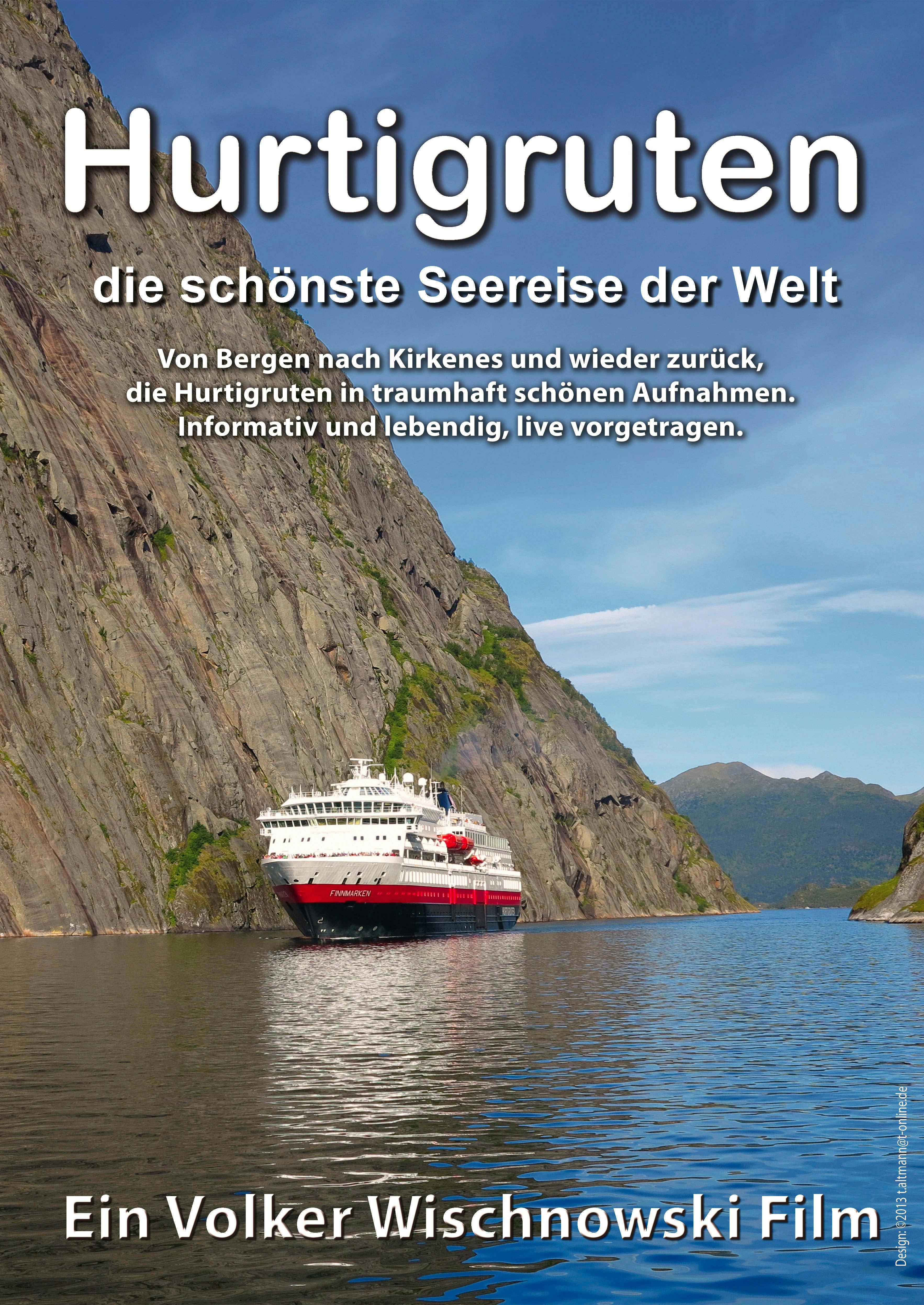 Movie poster for Hurtigruten. 