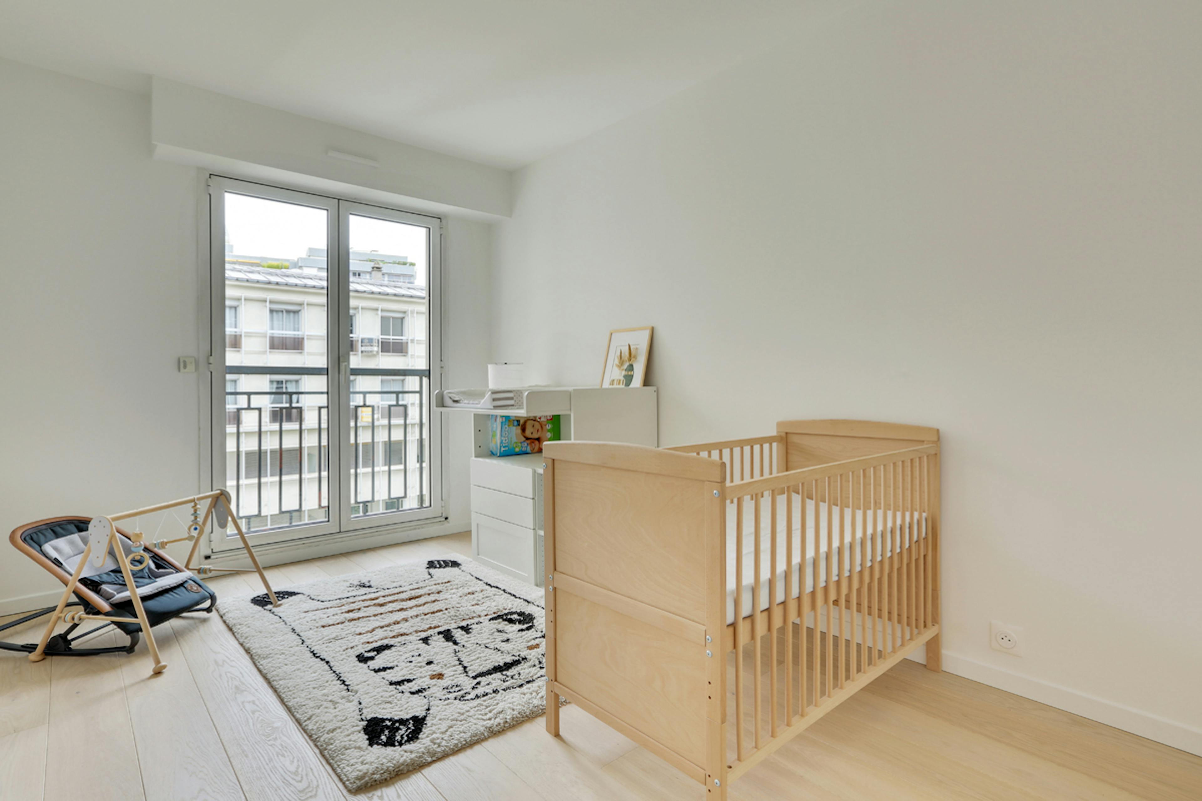 rénovation chambre bebe appartement 93m2 Paris 14 rénovation chambre bebe appartement 93m2 Paris 14