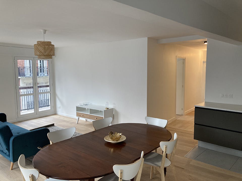 rénovation salle à manger appartement 97m2 paris 15 rénovation salle à manger appartement 97m2 paris 15