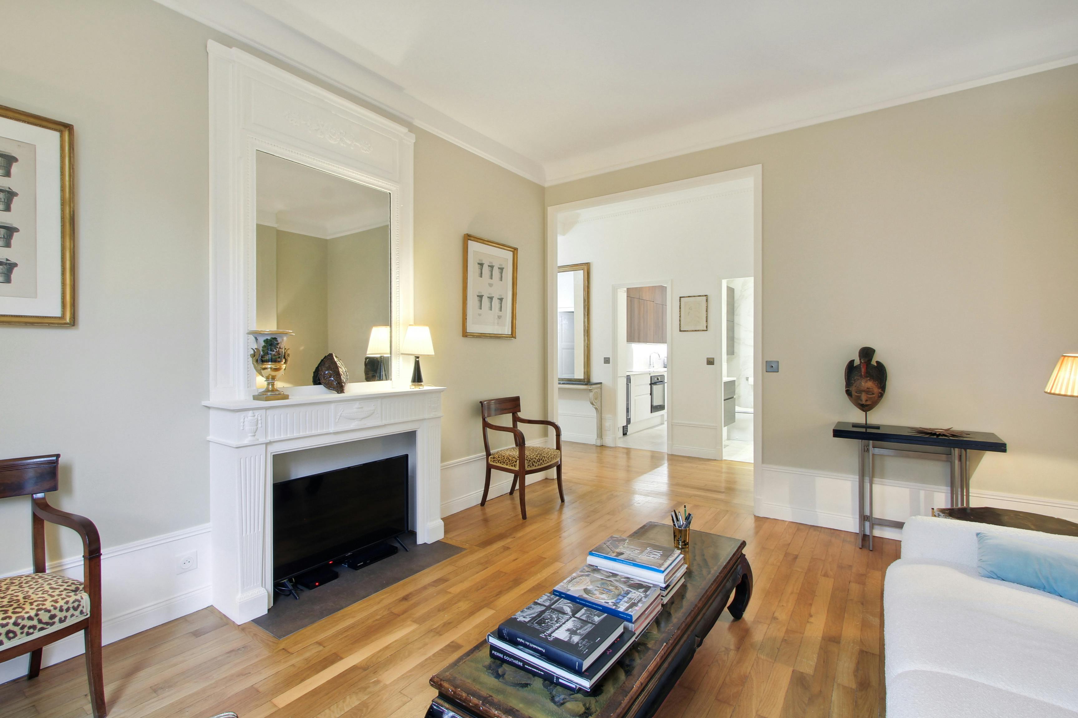 Rénovation salon appartement 60m2 Paris 16 Rénovation salon appartement 60m2 Paris 16