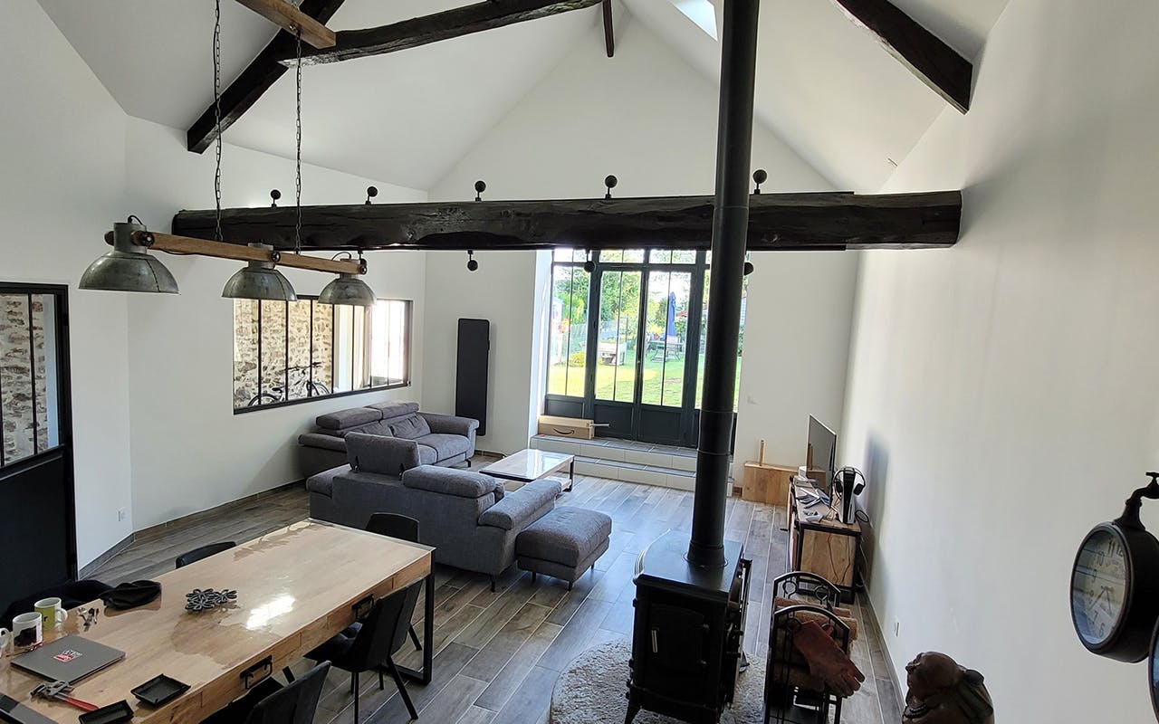 Rénovation salon maison 90m2 Seine-et-Marne Rénovation salon maison 90m2 Seine-et-Marne