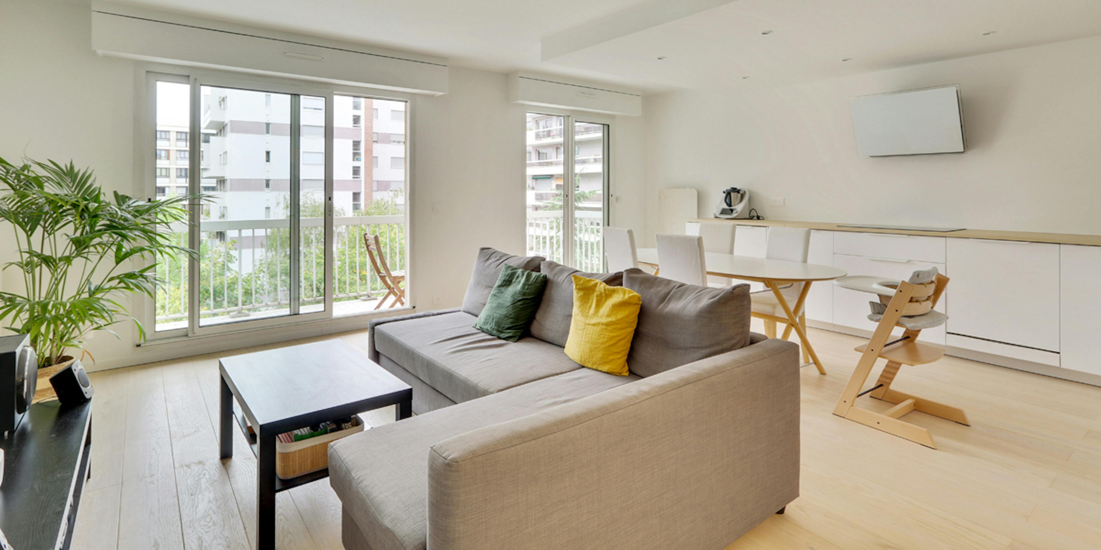 Rénovation salon 93m2 paris 14 Rénovation salon 93m2 paris 14