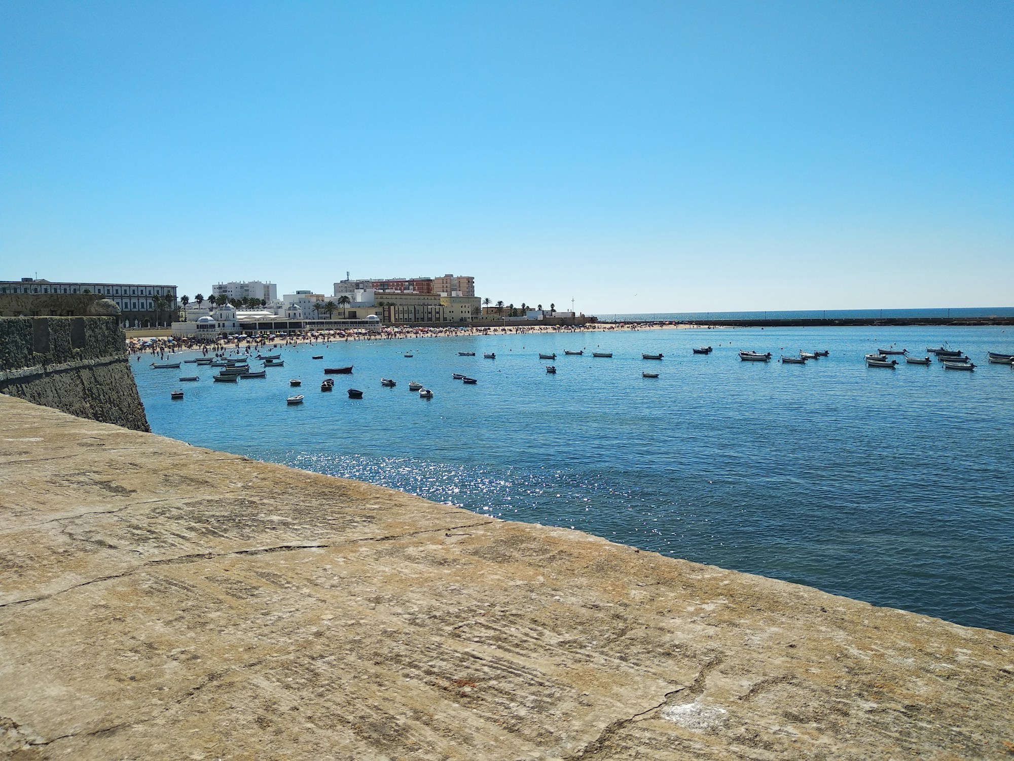 body of water across buildings