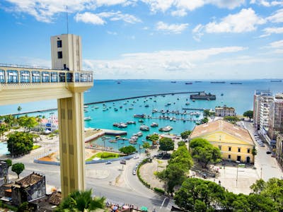 Vista área de Salvador.