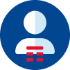 Ícone de personagem com logo da TIM.