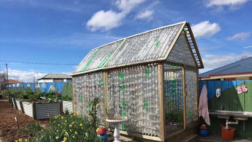 Water Bottle Greenhouse