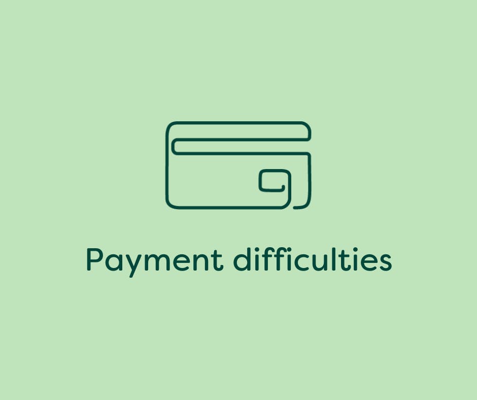Payment difficulties