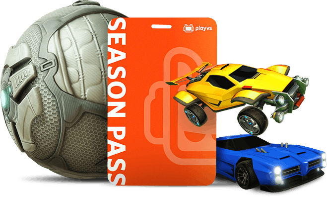 PlayVS Season Pass with Rocket League characters