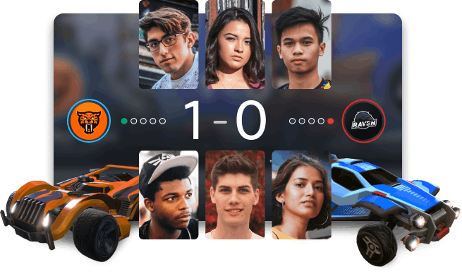 Rocket League scoreboard