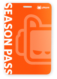 Season pass card with PlayVS logo