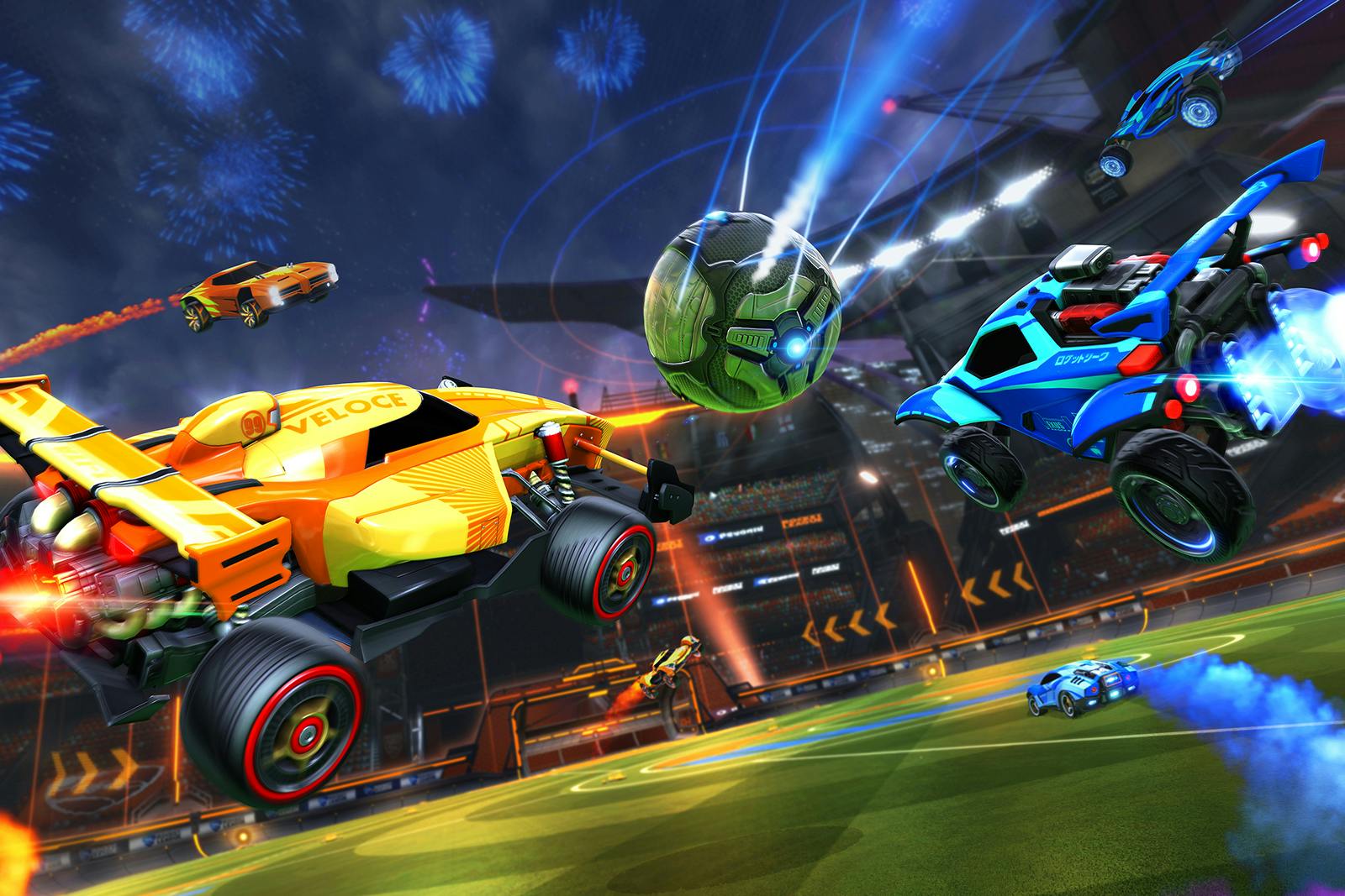 Este é o Rocket League!