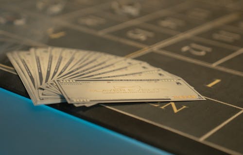 Spielgeld auf Casinotisch