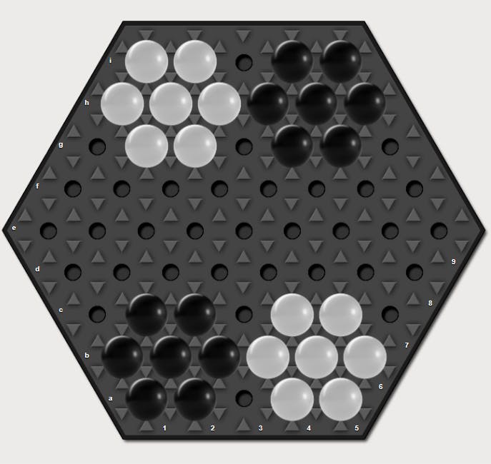 Abalone Starting Position