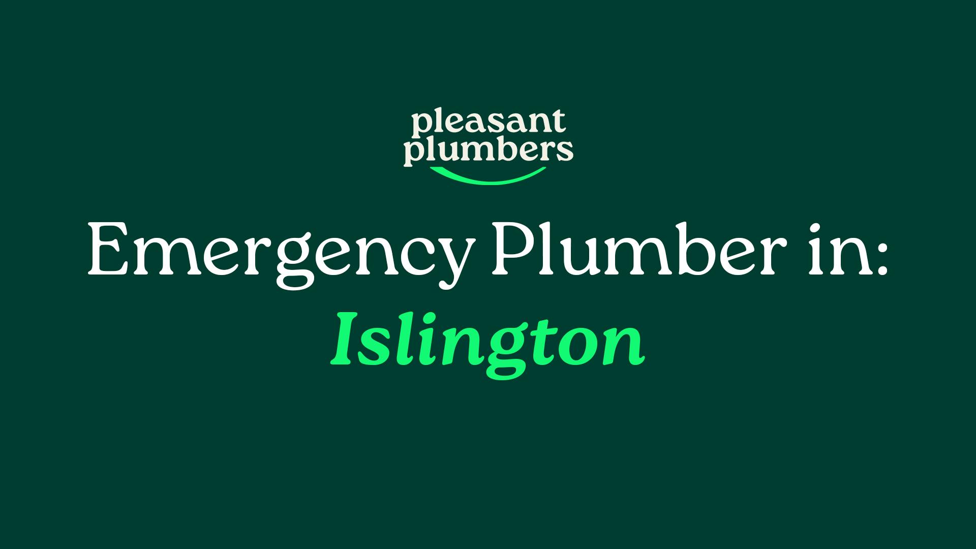 Plumber Islington