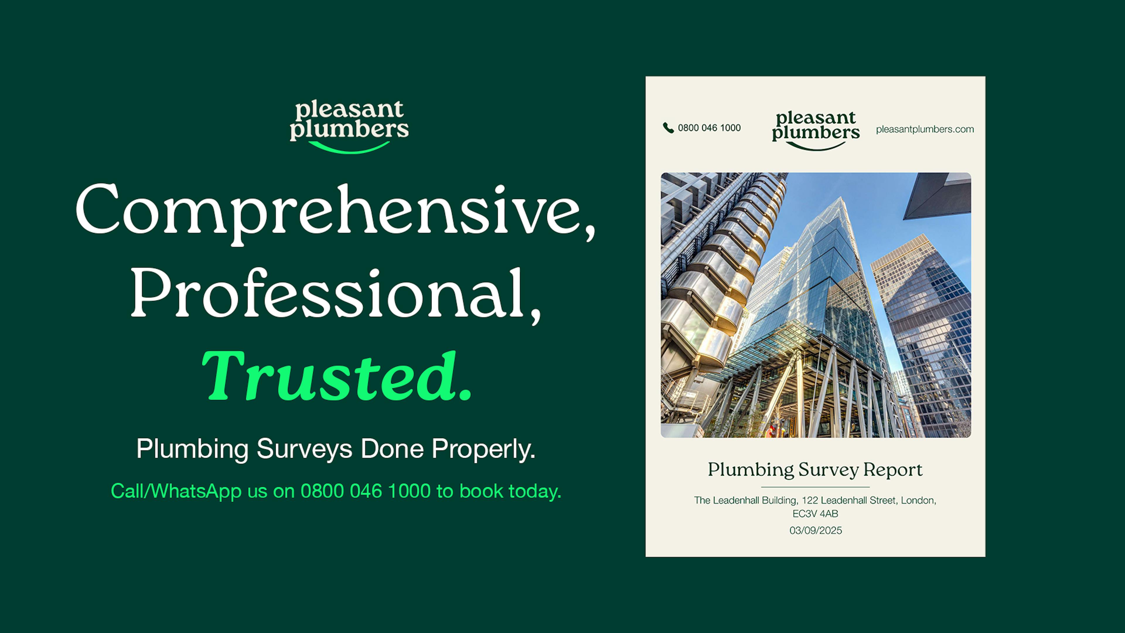 Plumbing Survey London