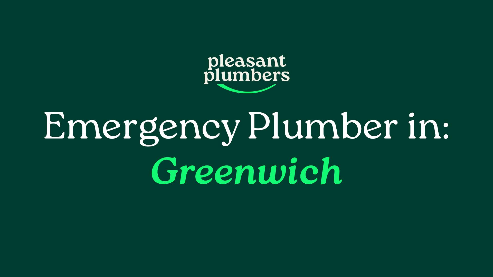 Emergency Plumber Greenwich