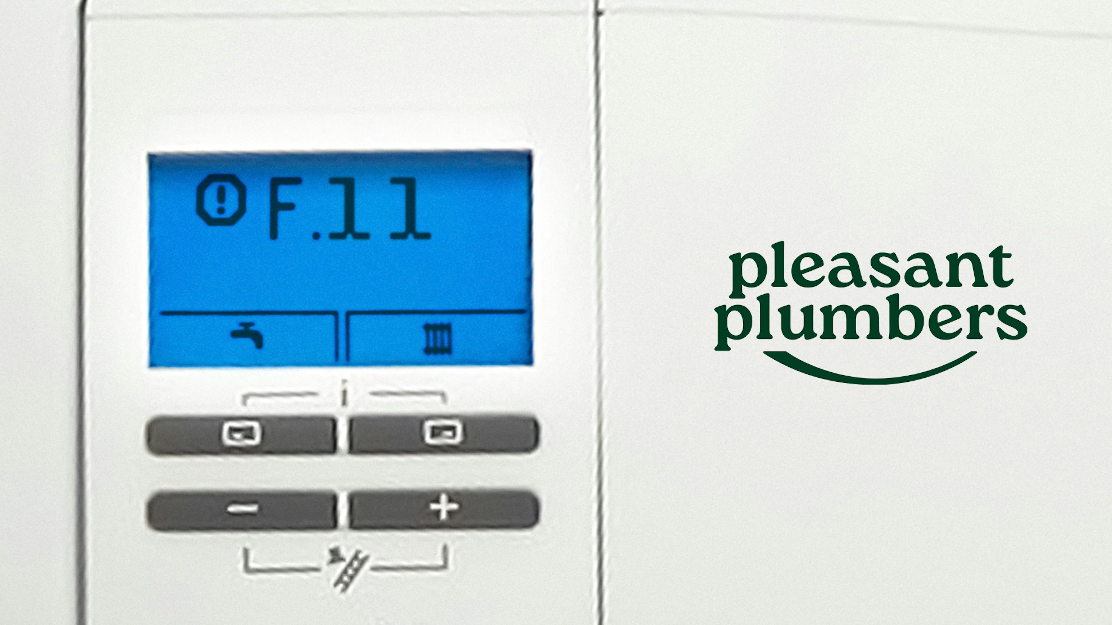 fix f.11 error code on Vaillant boiler