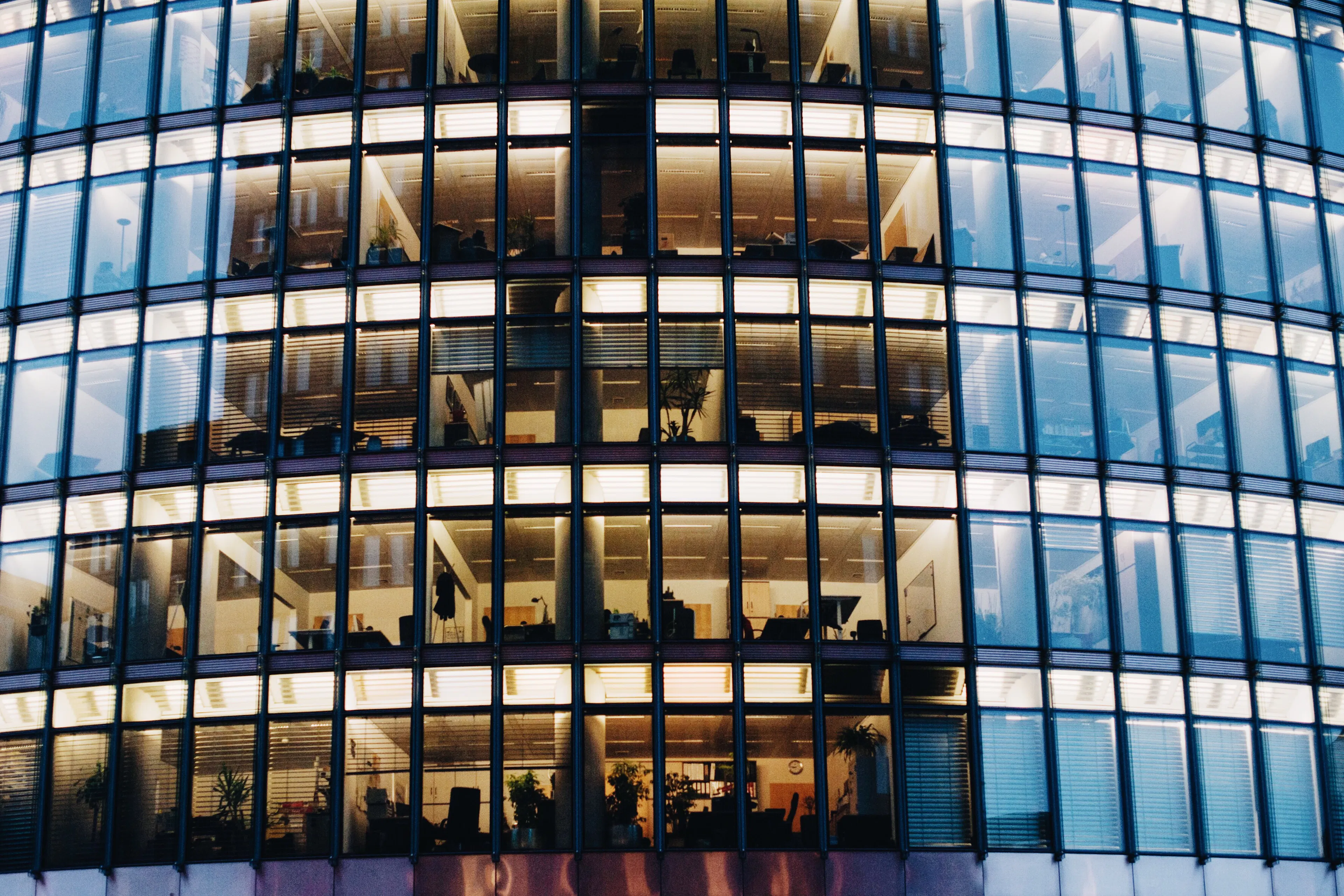 Modern London commercial office block with central heating plant subject to Ofgem heat network regulation