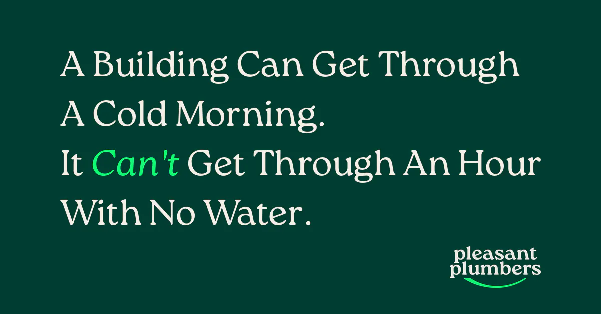 Pleasant Plumbers are a trusted and vetted Commercial Plumbing & Heating contractor in London.