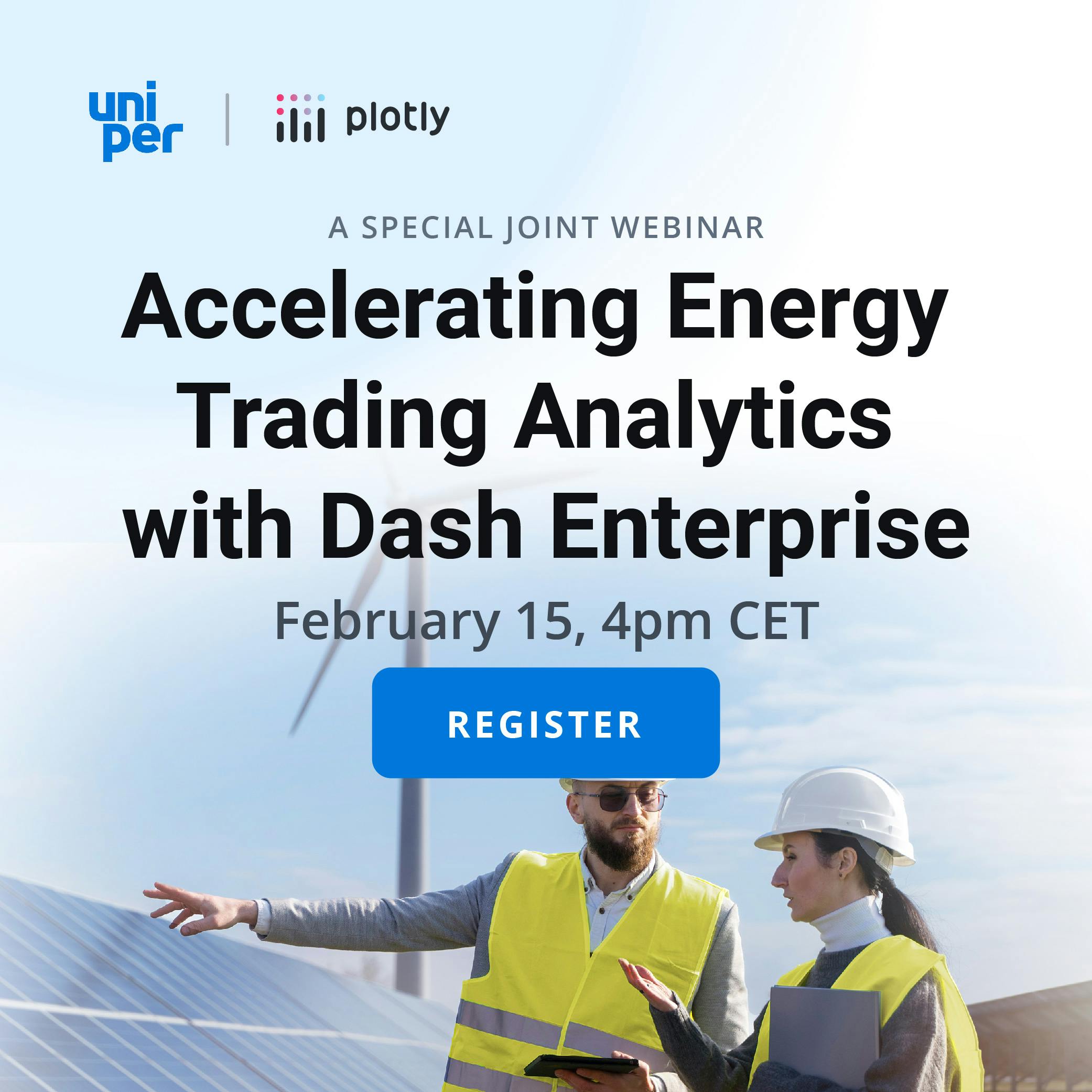 Register for the upcoming webinar: Accelerating Energy Trading Analytics with Dash Enterprise.