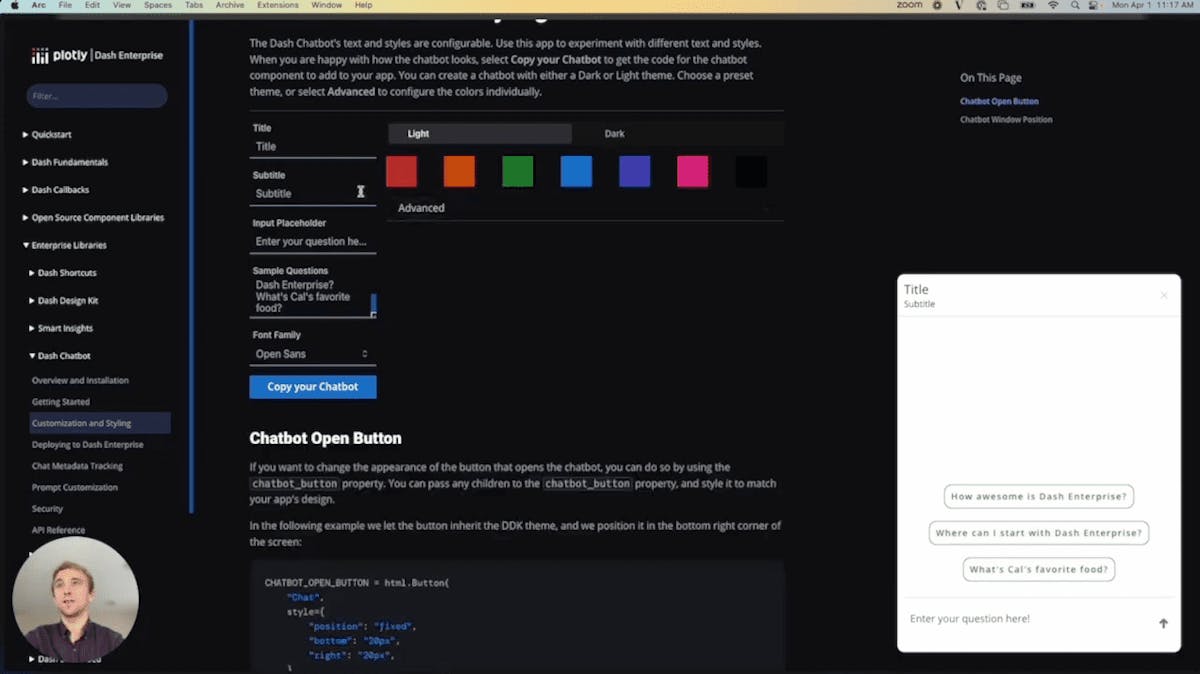 Plotly Chatbot Builder