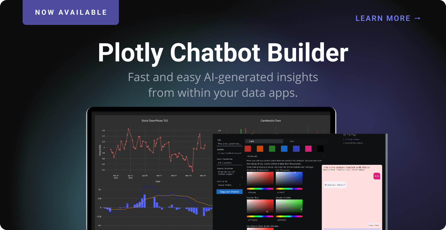 Plotly Chatbot Builder