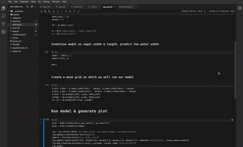 Data App Workspaces