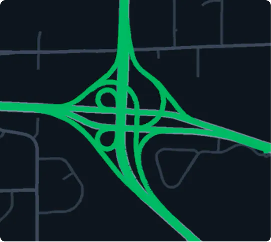 Dash Navigation App Zoomed