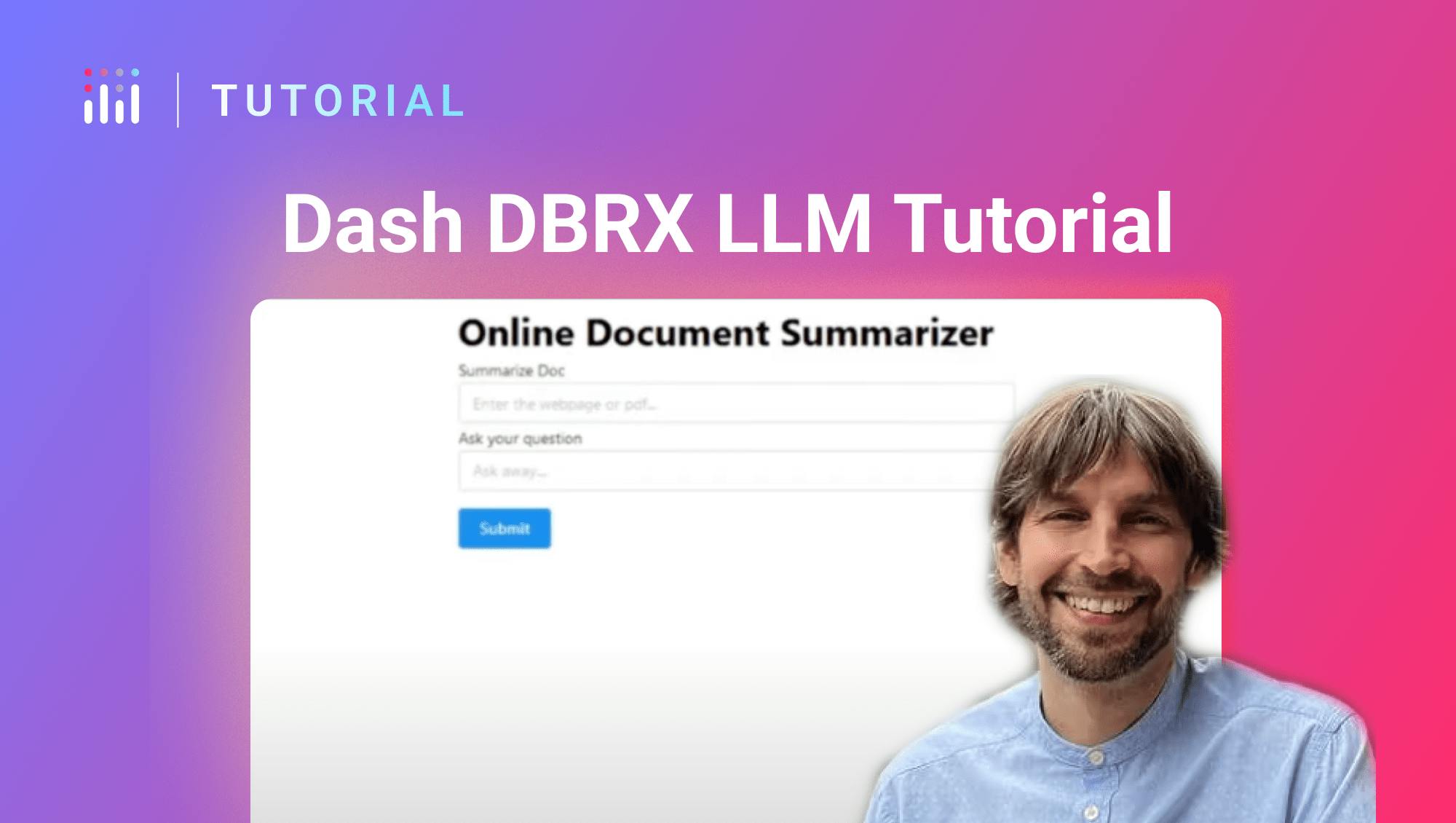Data apps in Python with Plotly Dash and DBRX LLM