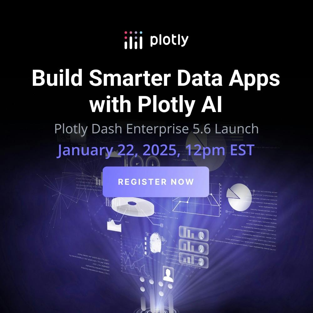 Dash Enterprise 5.6 Launch: Build Smarter Data Apps with Plotly AI