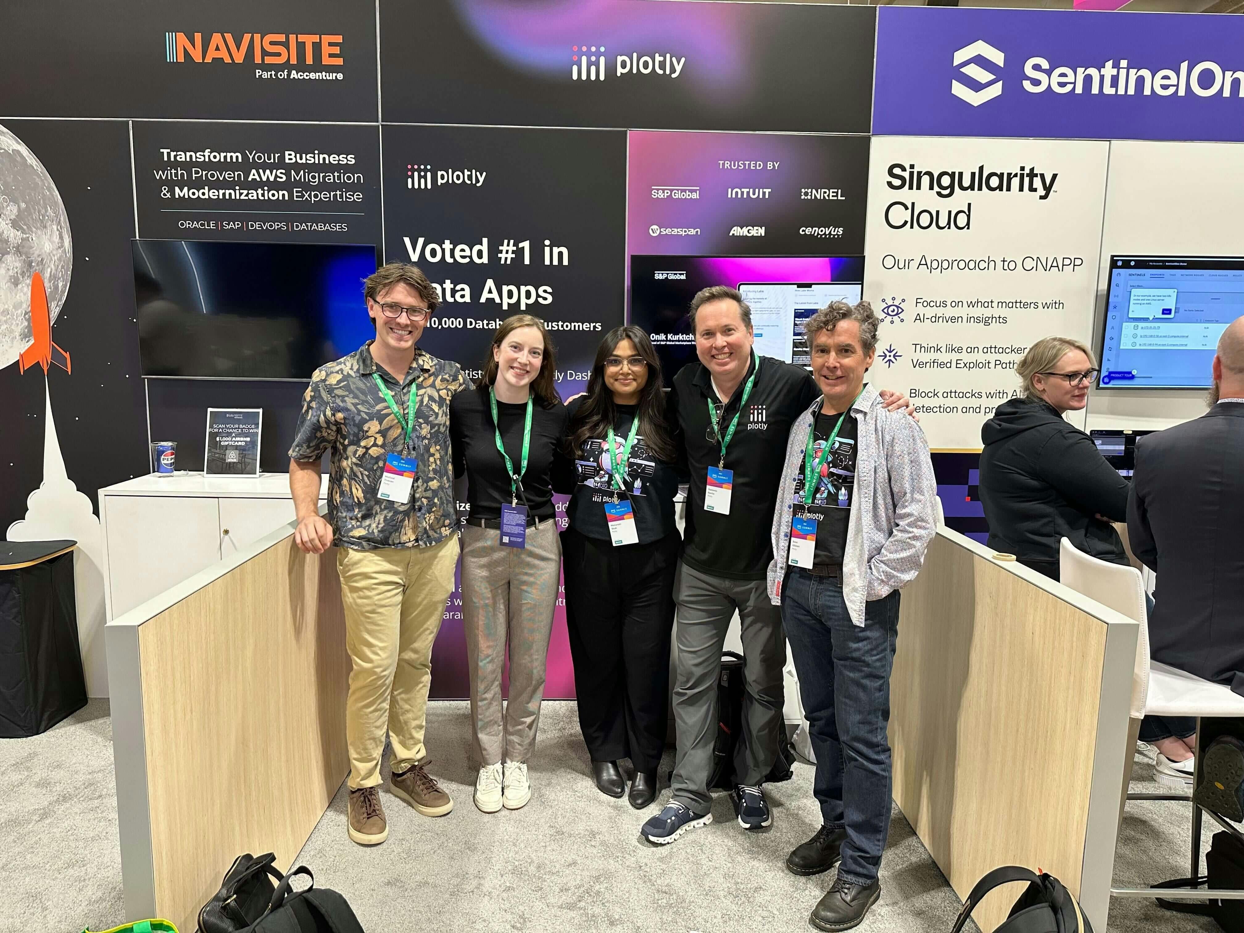 Team Plotly at AWS Summit in Toronto