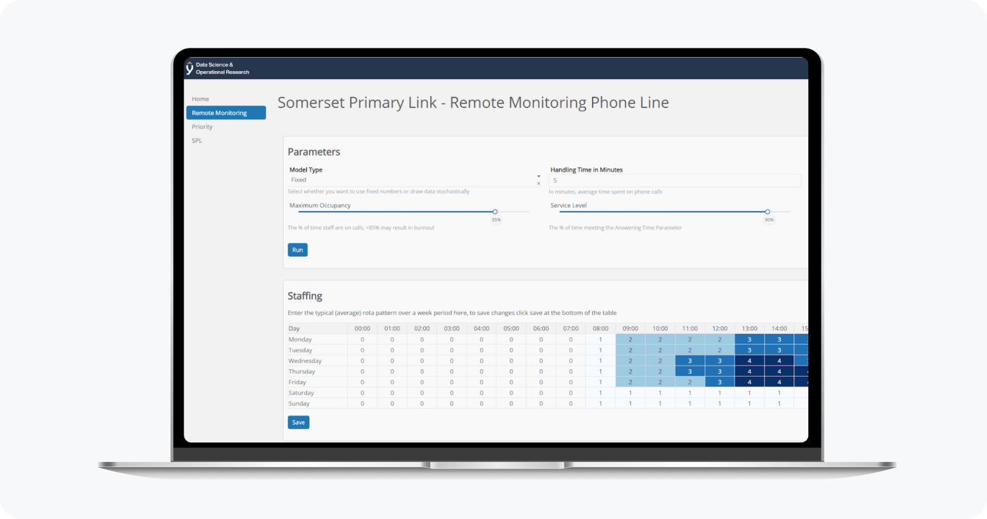 NHS data app