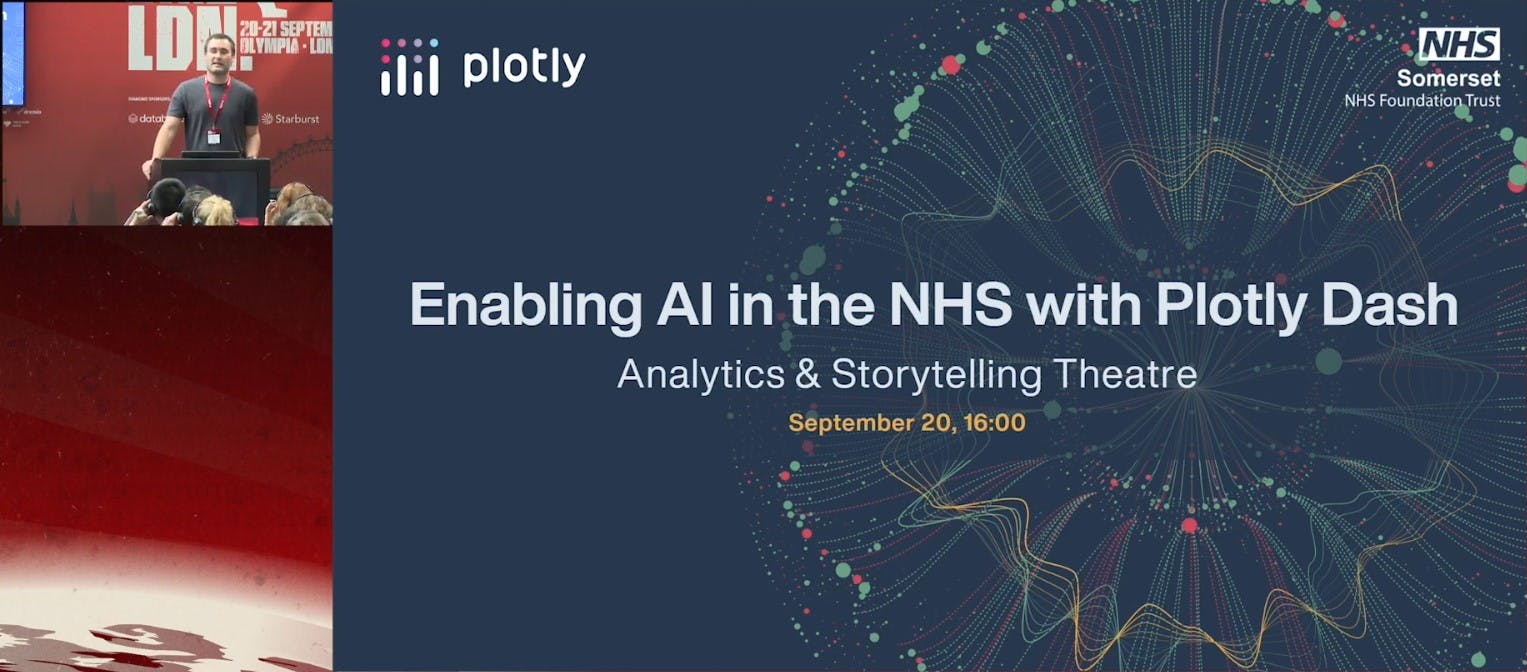 Enabling AI in the NHS with Plotly Dash