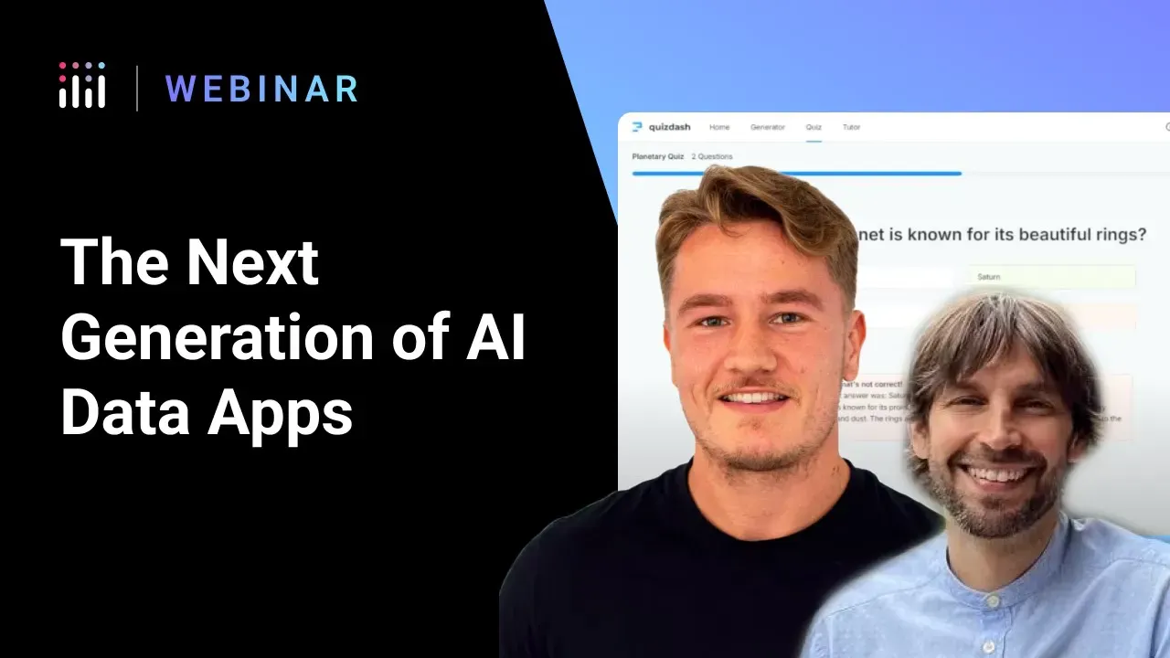 The Next Generation of AI Data Apps