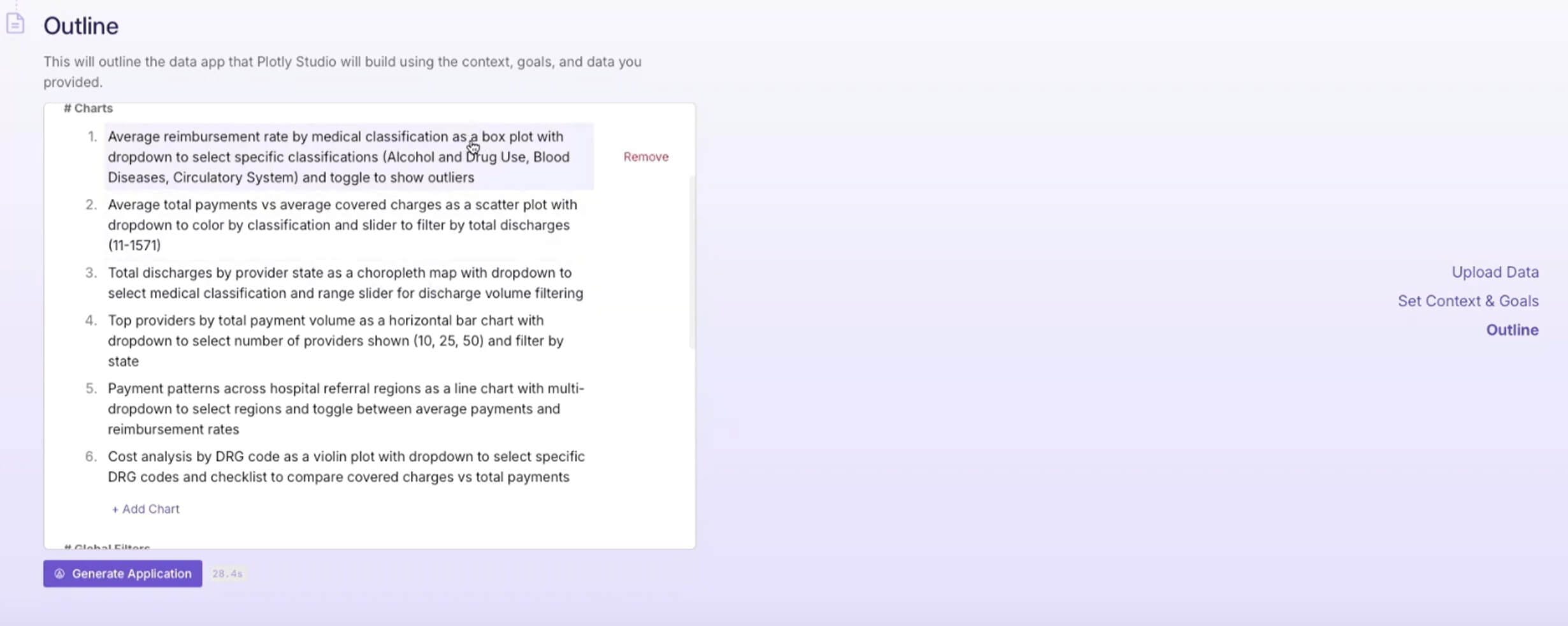 Specifications document plotly studio