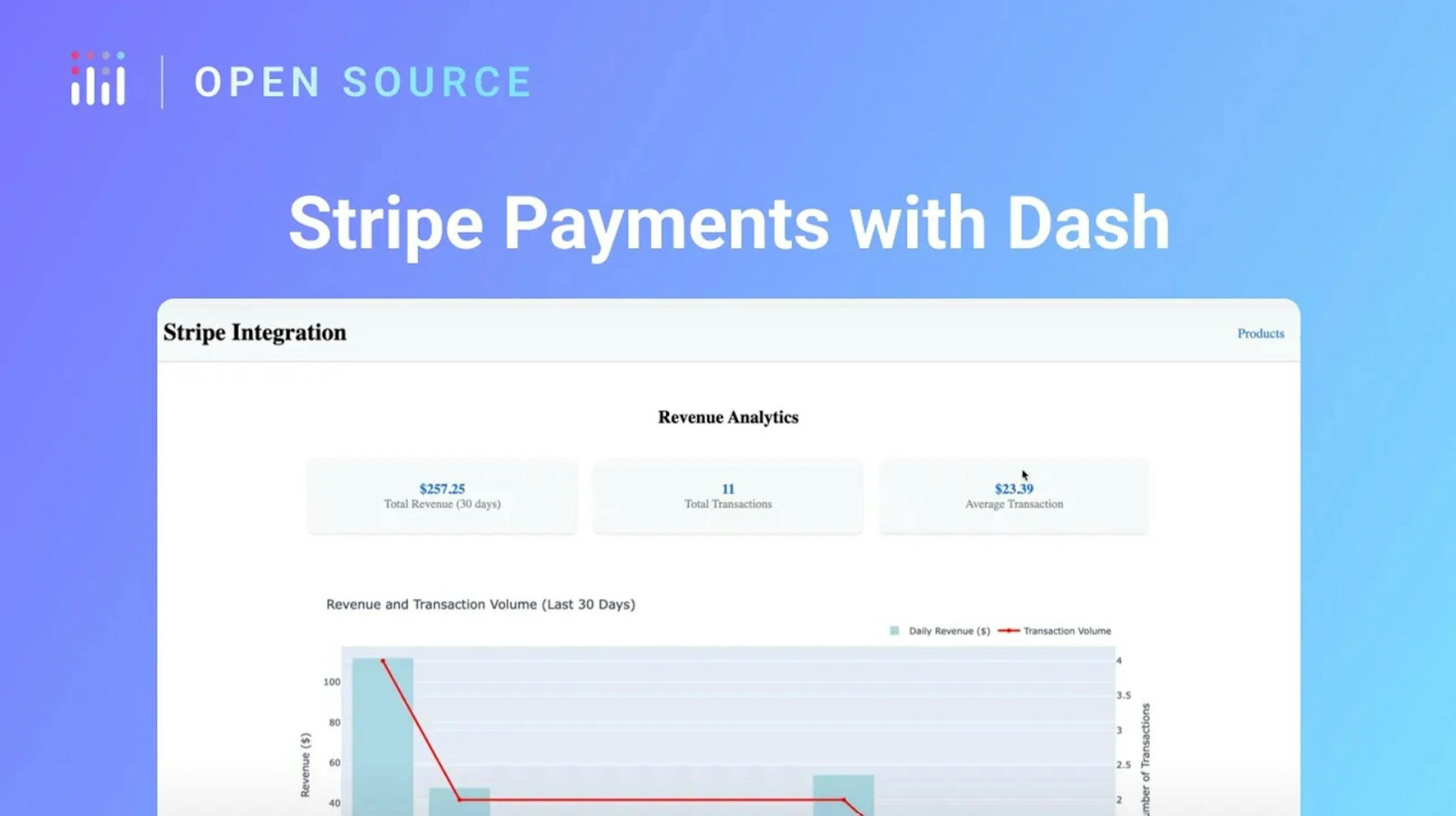 stripe payments with dash