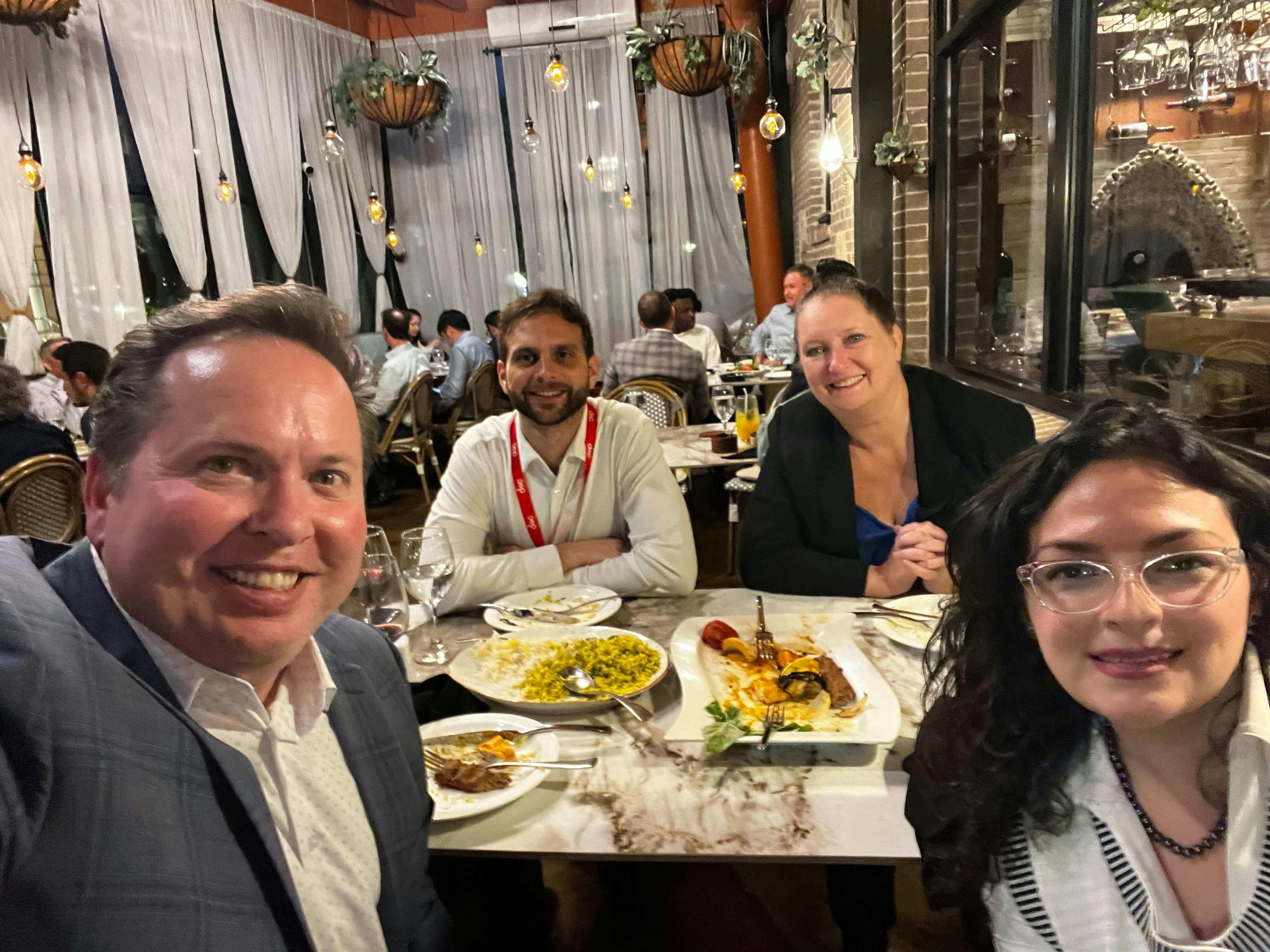 dinner at collide 2025