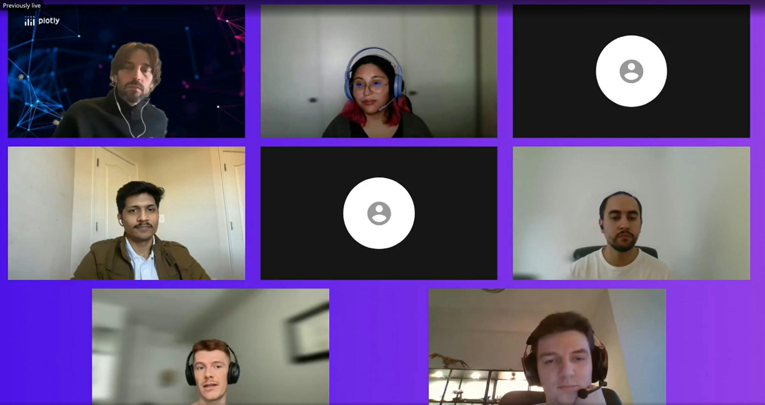 hackathon participants