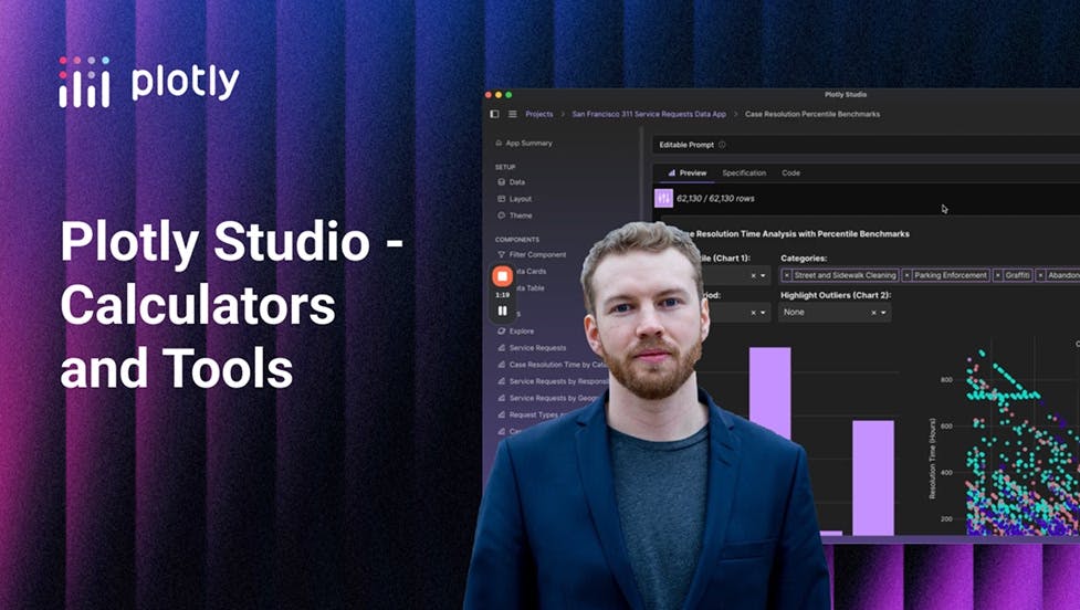 calculators and tools with Plotly Studio
